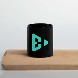 Heroes Black Glossy Mug