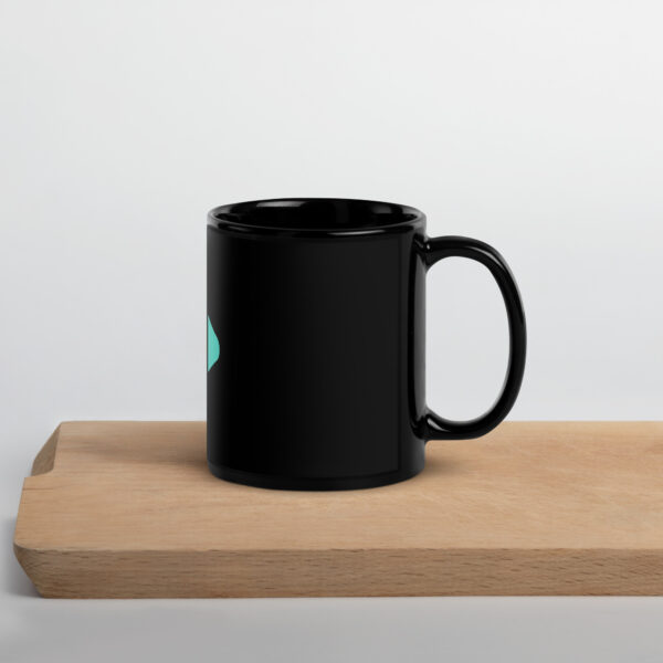 Heroes Black Glossy Mug - Image 3