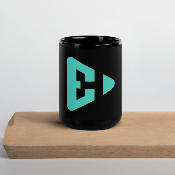 Heroes Black Glossy Mug - Image 4