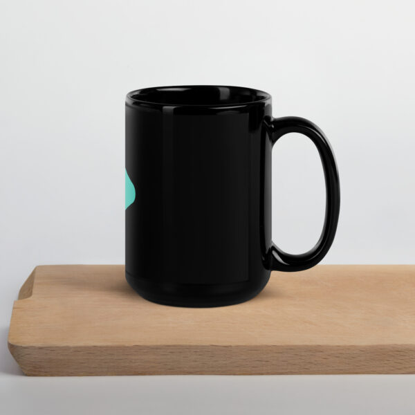 Heroes Black Glossy Mug - Image 6