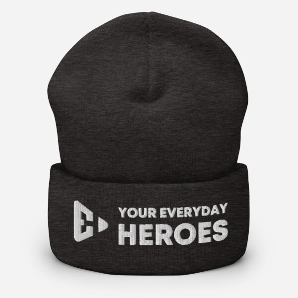 Cuffed Heroes Beanie (Full Logo) - Image 4