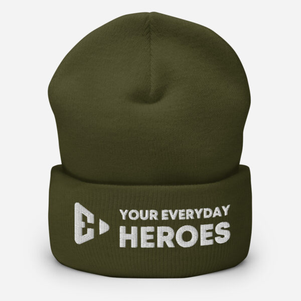 Cuffed Heroes Beanie (Full Logo) - Image 7