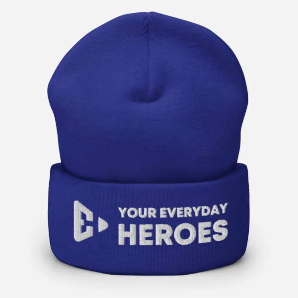 Cuffed Heroes Beanie (Full Logo) - Image 5