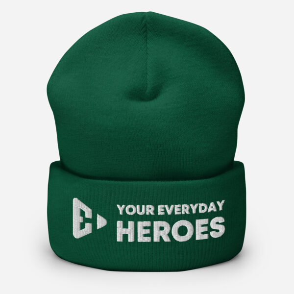 Cuffed Heroes Beanie (Full Logo) - Image 8