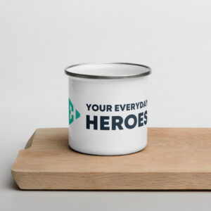 Enamel HEROES Mug